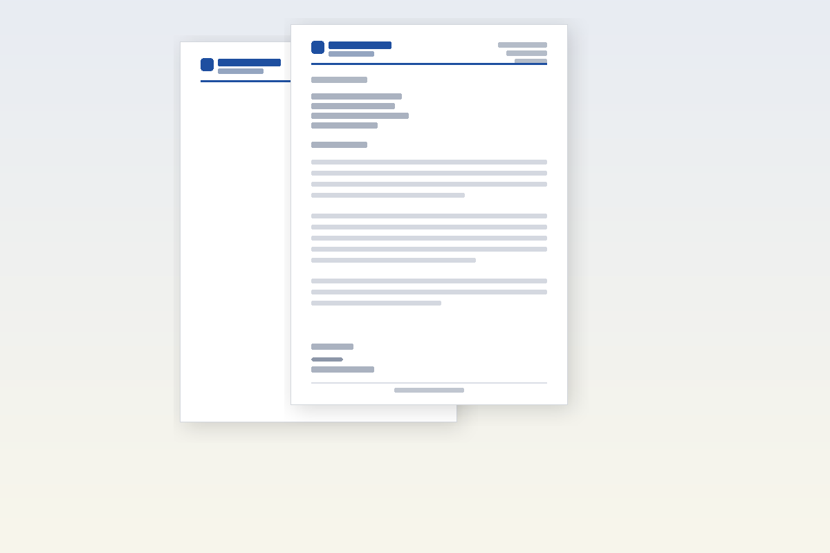 Professional Letterhead